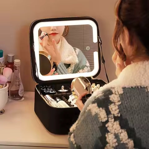 Cosmetiquero LED portátil – Maquíllate con confianza y estilo
